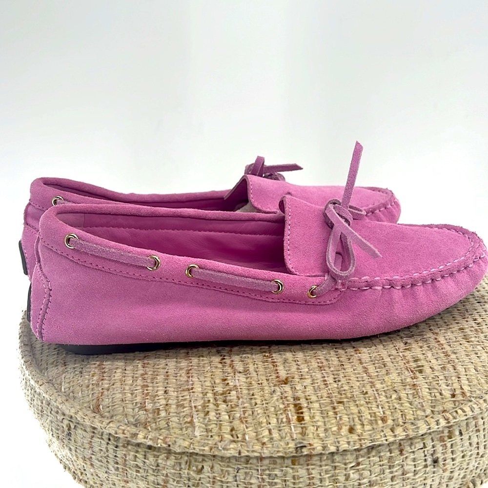 Jcrew sise 8 color pink sude. No tag mint condition